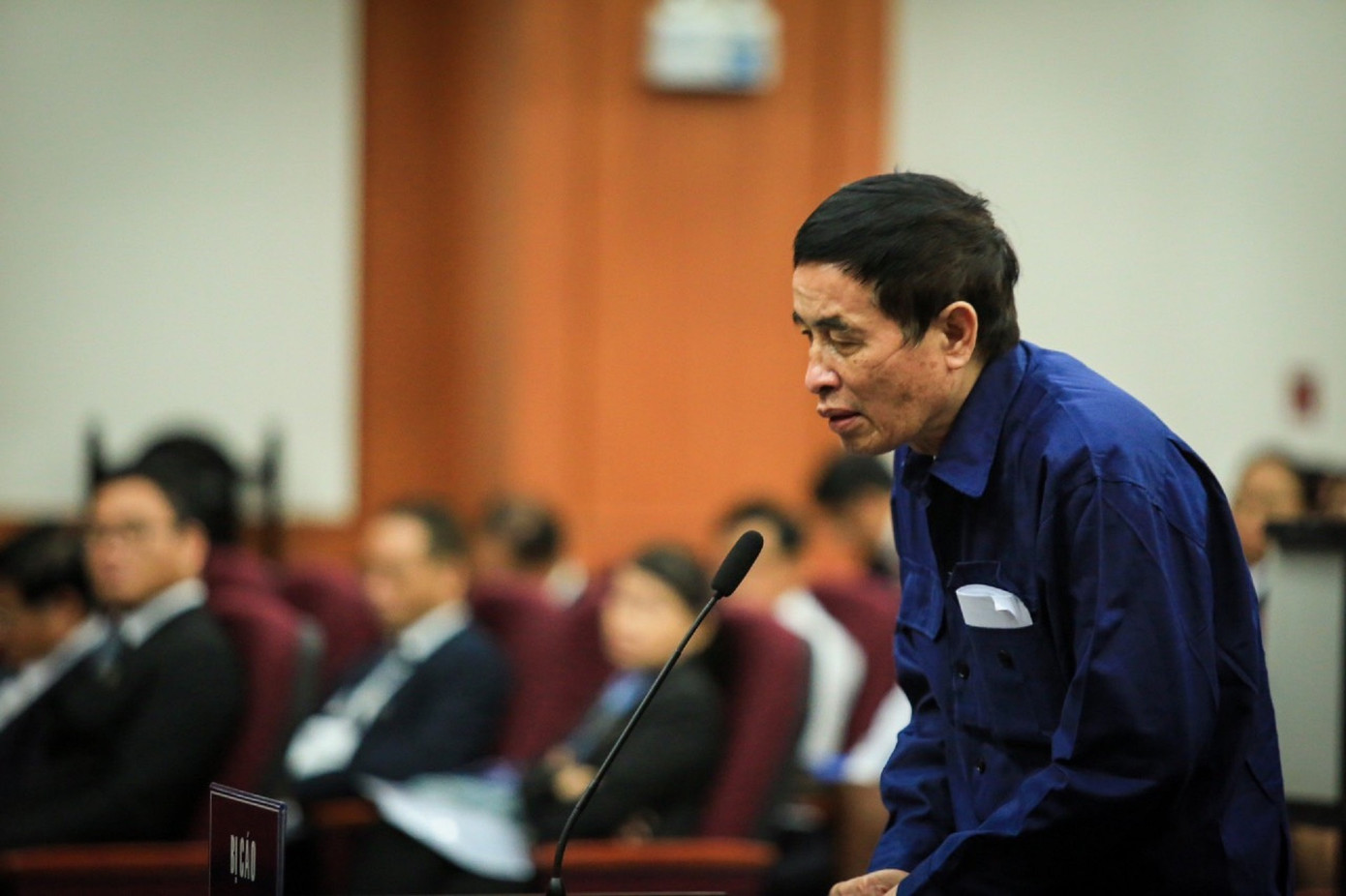 Bị cáo Phan Thanh Hữu tại phiên tòa phúc thẩm. Bị cáo Phan Thanh Hữu tại phiên tòa phúc thẩm.