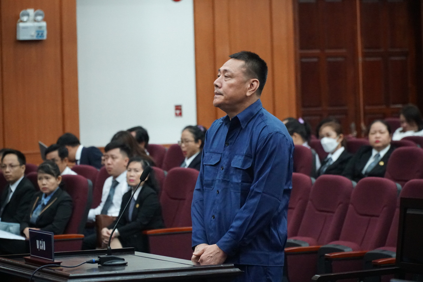 Bị cáo Đào Ngọc Viễn tại phiên tòa phúc thẩm Bị cáo Đào Ngọc Viễn tại phiên tòa phúc thẩm