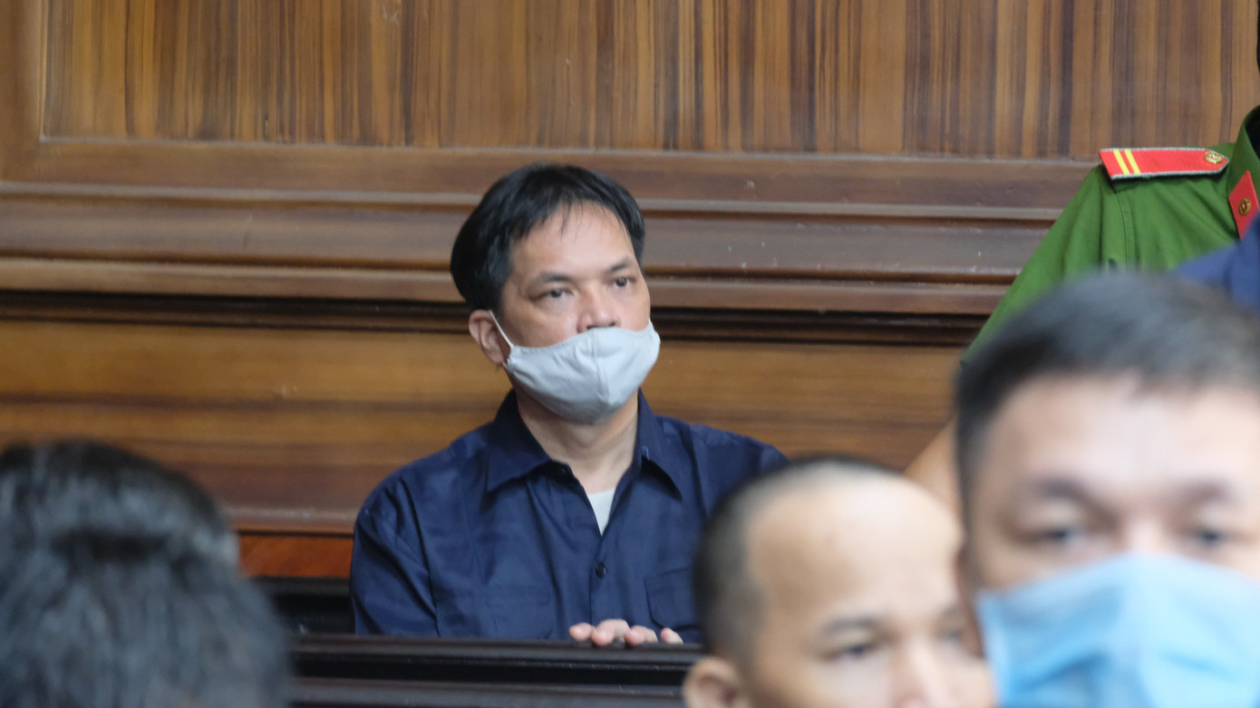 Bị cáo Trần Minh Thành tại phiên tòa.