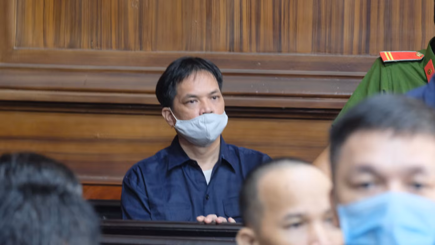 Bị cáo Trần Minh Thành tại phiên tòa.