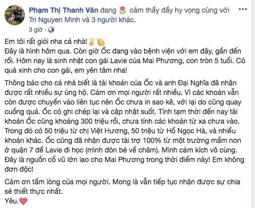 Món quà ý nghĩa Ốc Thanh Vân tặng con gái Mai Phương ngày sinh nhật ảnh 1