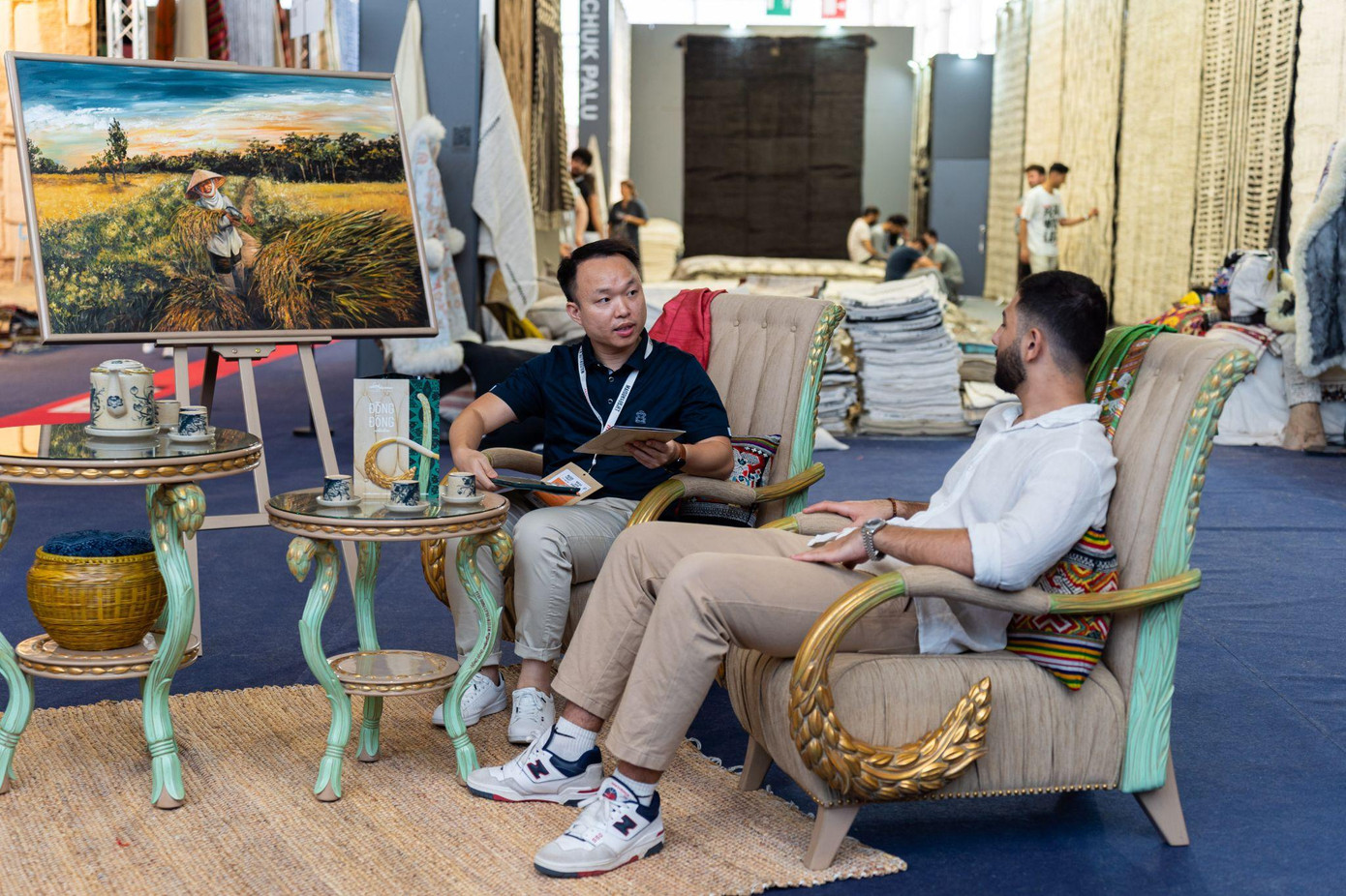 Trải nghiệm BST Đòng Đòng tại triển lãm quốc tế Maison&Objet Paris 2023 Trải nghiệm BST Đòng Đòng tại triển lãm quốc tế Maison&Objet Paris 2023