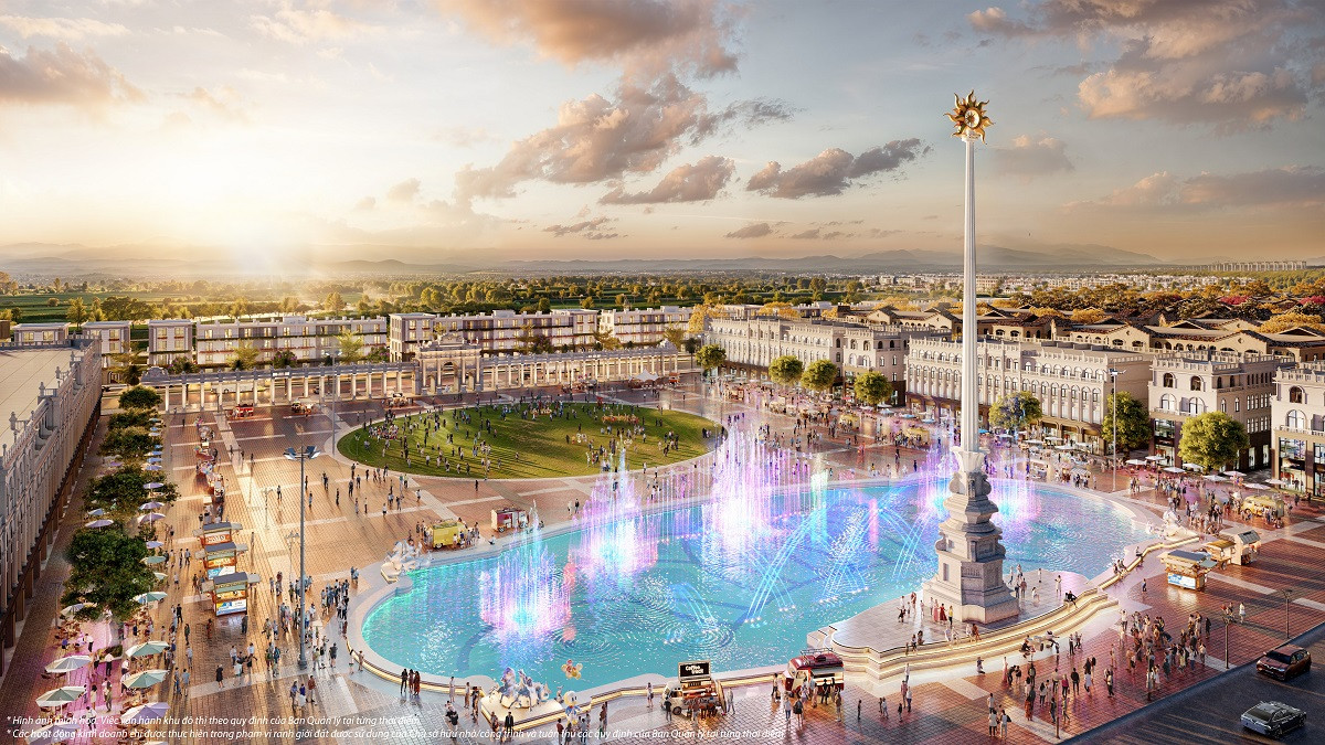 Quảng trường châu Âu sẽ là “sân khấu” diễn ra những chương trình biểu diễn nghệ thuật, hoạt động giải trí mới lạ chưa từng có, mang sắc màu và âm hưởng phương tây