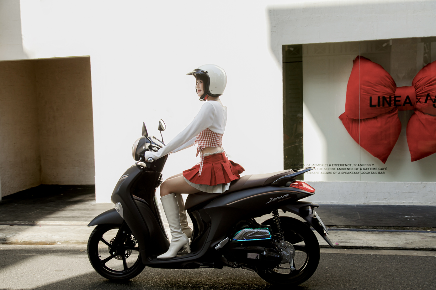 Camlei chọn Yamaha Janus làm bạn đồng hành trong các chuyến du lịch gần