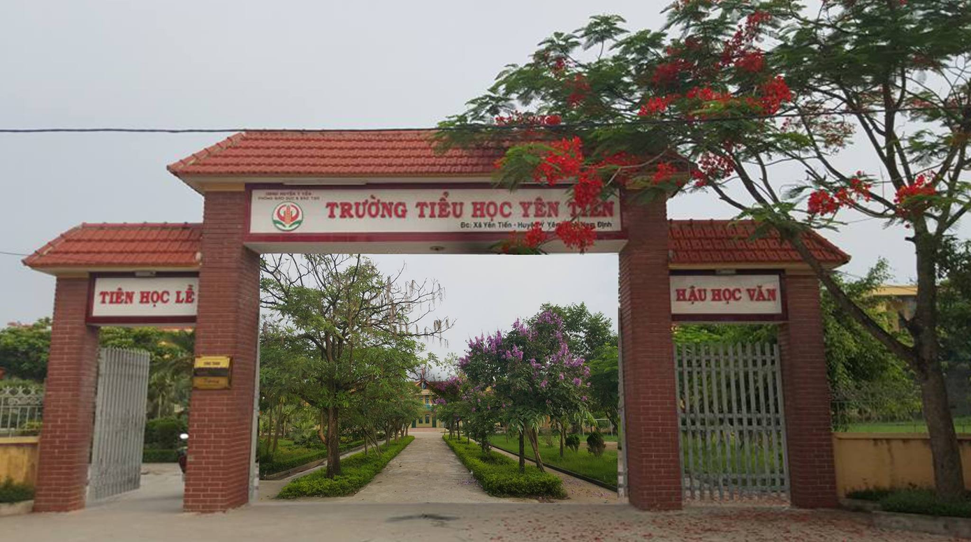 Trường Tiểu học Yên Tiến, tỉnh Nam Định (Ảnh: Trường Tiểu học Yên Tiến). Trường Tiểu học Yên Tiến, tỉnh Nam Định (Ảnh: Trường Tiểu học Yên Tiến).