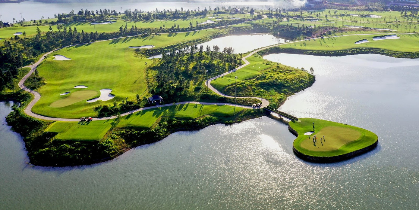 Địa hình đa dạng tại Thanh Lanh golf khiến mỗi đường swing như một cuộc thám hiểm