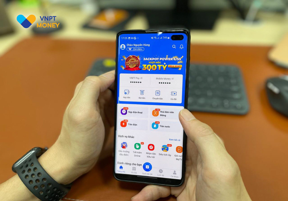 Mua vé số Vietlott trên VNPT Money nhanh chóng, đơn giản, an toàn mọi lúc mọi nơi