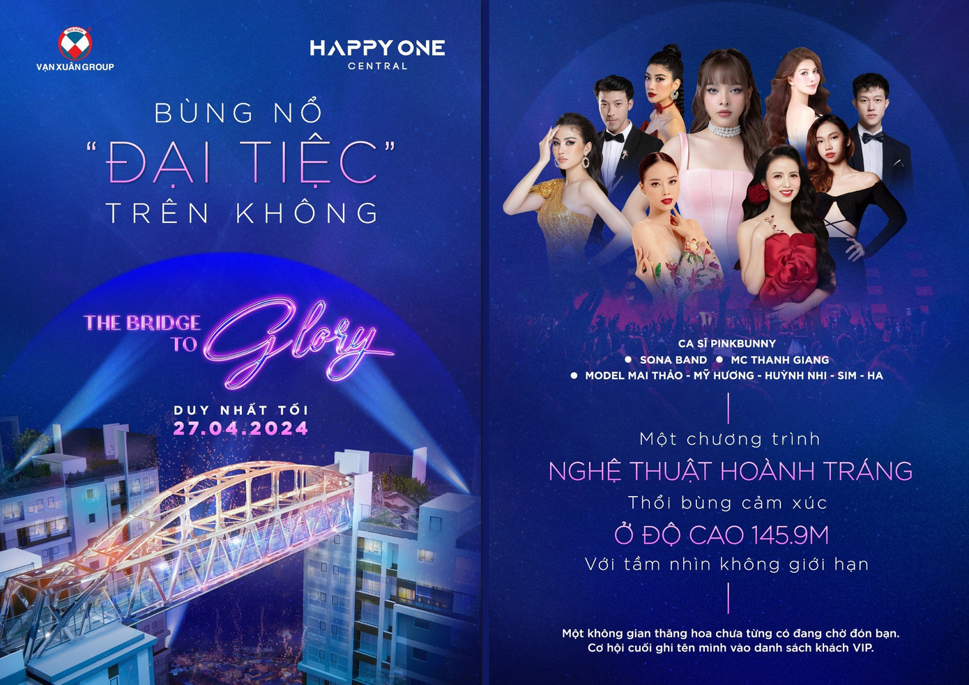 Sự kiện “khủng” do Vạn Xuân Group tổ chức tại tầng 41 dự án Happy One Central.