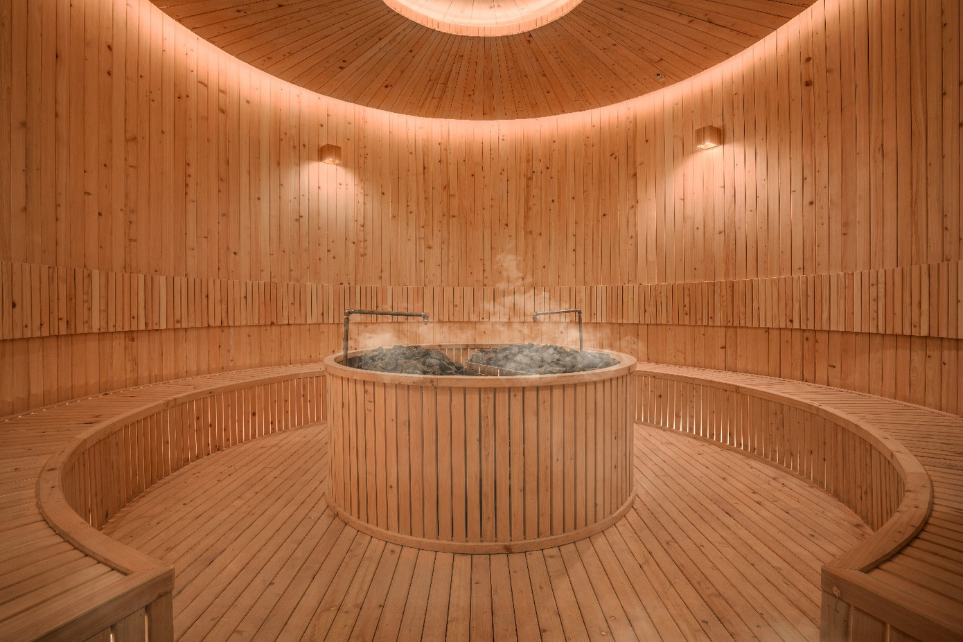 Phòng xông hơi tại tổ hợp nghỉ dưỡng Mori Onsen Phòng xông hơi tại tổ hợp nghỉ dưỡng Mori Onsen