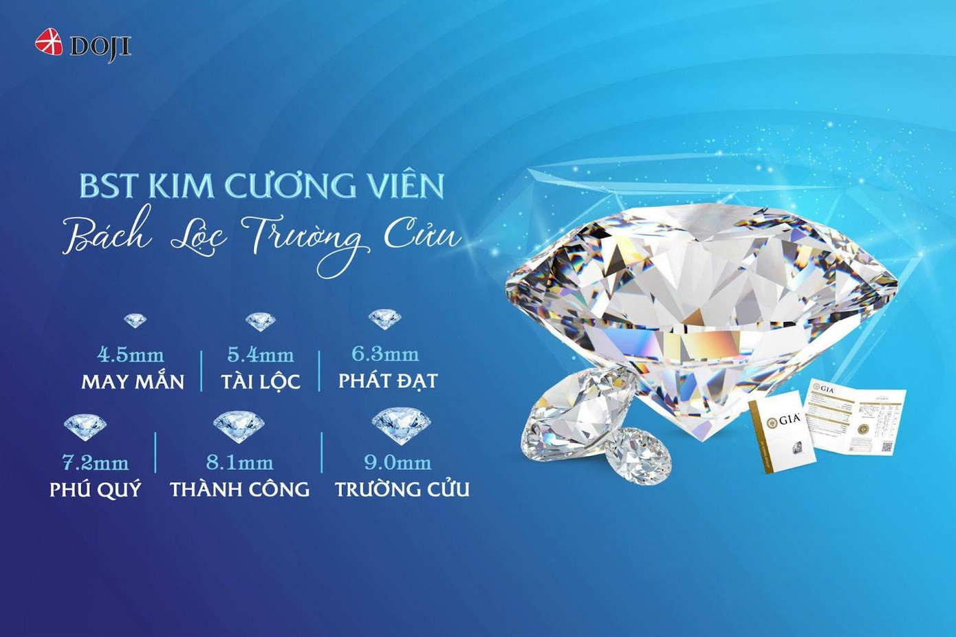 Ở bộ sưu tập kim cương viên 9 nút “Bách Lộc Trường Cửu”, DOJI gửi gắm những thông điệp giàu ý nghĩa Ở bộ sưu tập kim cương viên 9 nút “Bách Lộc Trường Cửu”, DOJI gửi gắm những thông điệp giàu ý nghĩa