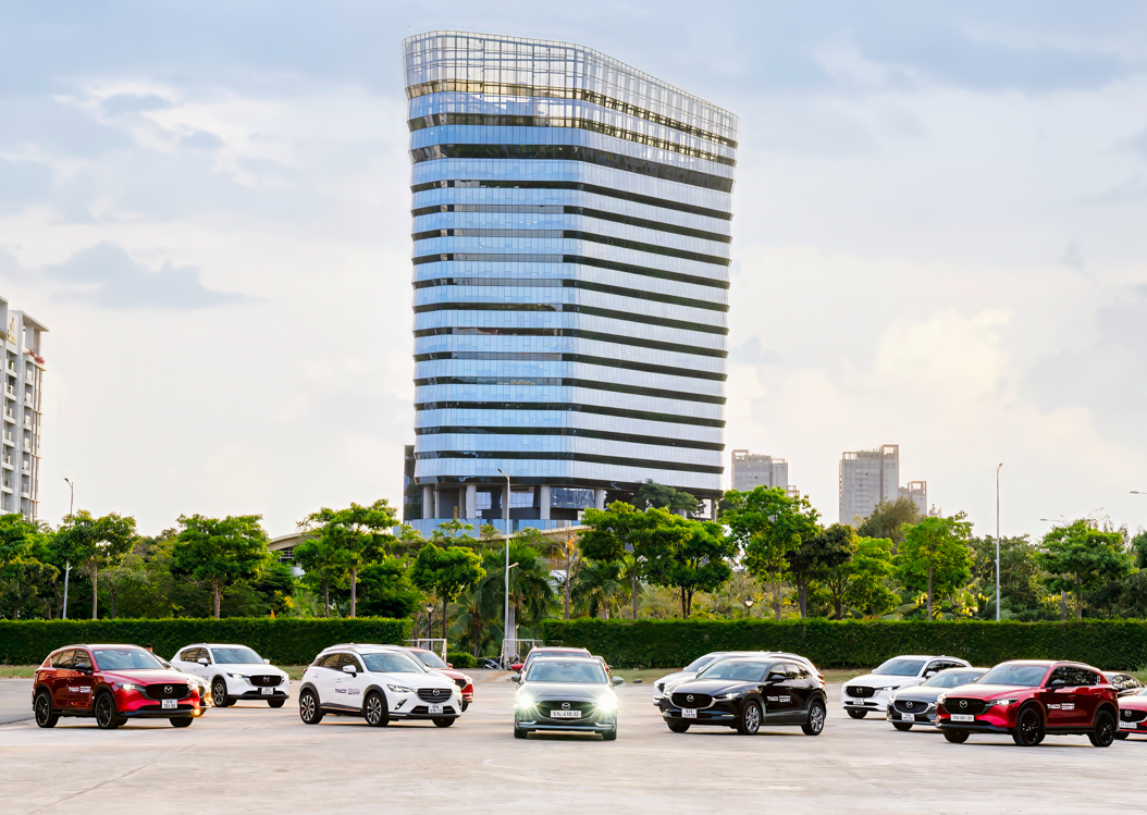 Line-up Mazda thế hệ mới đáp ứng nhu cầu di chuyển linh hoạt cho khách mời của sự kiện