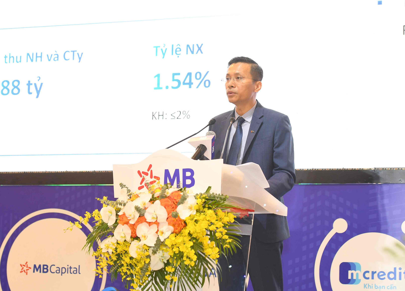 Tổng Giám đốc MB- CEO Phạm Như Ánh phát biểu tại đại hội