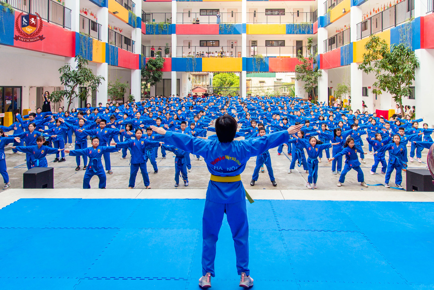 Vovinam – Võ cổ truyền Việt Nam được đưa vào giảng dạy tại nhà trường.