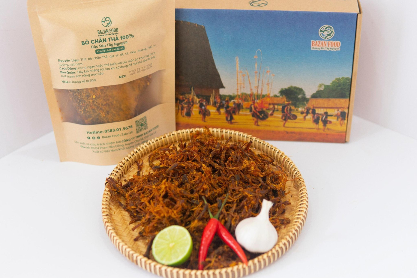 Bò khô - Món ngon hấp dẫn của Bazan Food