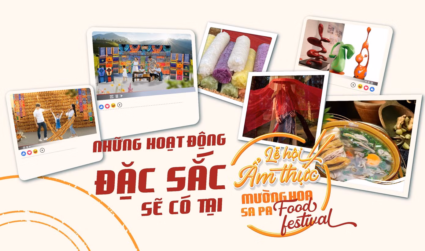 Những hoạt động đặc sắc sẽ có tại Lễ hội Ẩm thực Mường Hoa Sa Pa