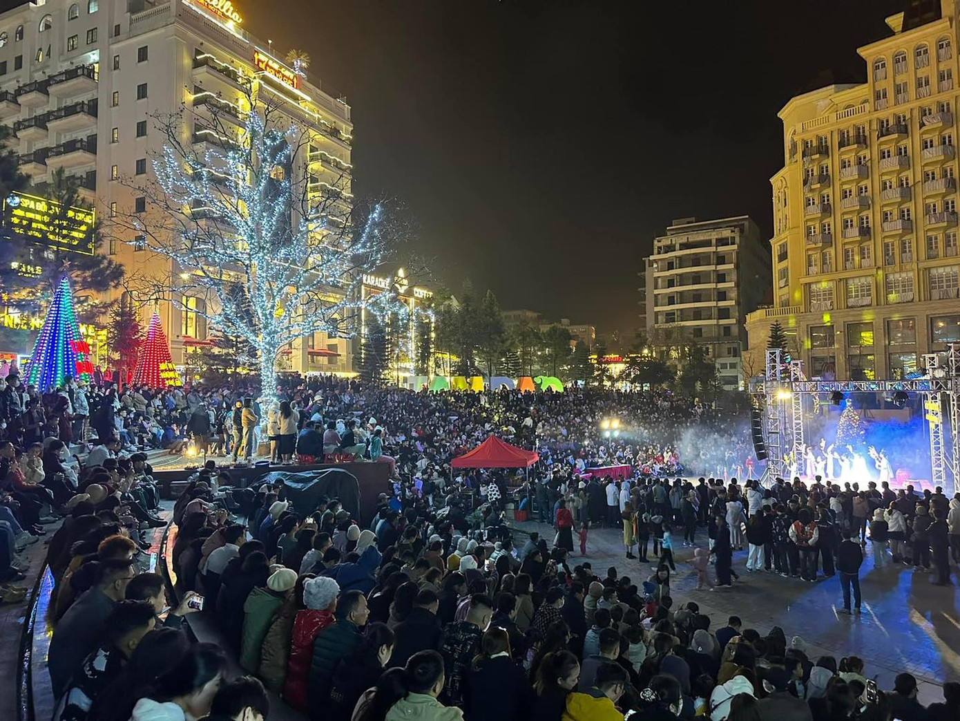 Hàng nghìn du khách tấp nập đổ về Tam Đảo để tận hưởng kỳ nghỉ Tết Nguyên đán dài ngày (Ảnh sưu tầm)