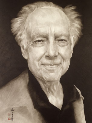 Bức tranh vẽ danh họa Trung quốc Qu Leilei. Bức tranh vẽ danh họa Trung quốc Qu Leilei