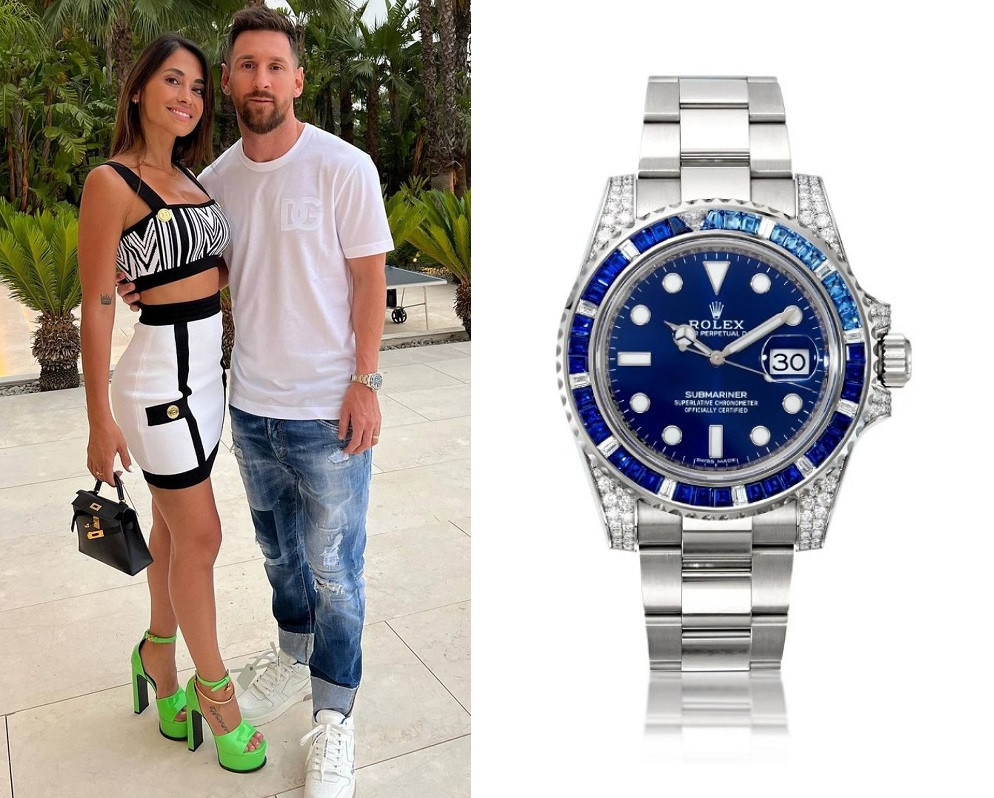 Messi cũng là tín đồ của Rolex. Ảnh: IG. Messi cũng là tín đồ của Rolex. Ảnh: IG.