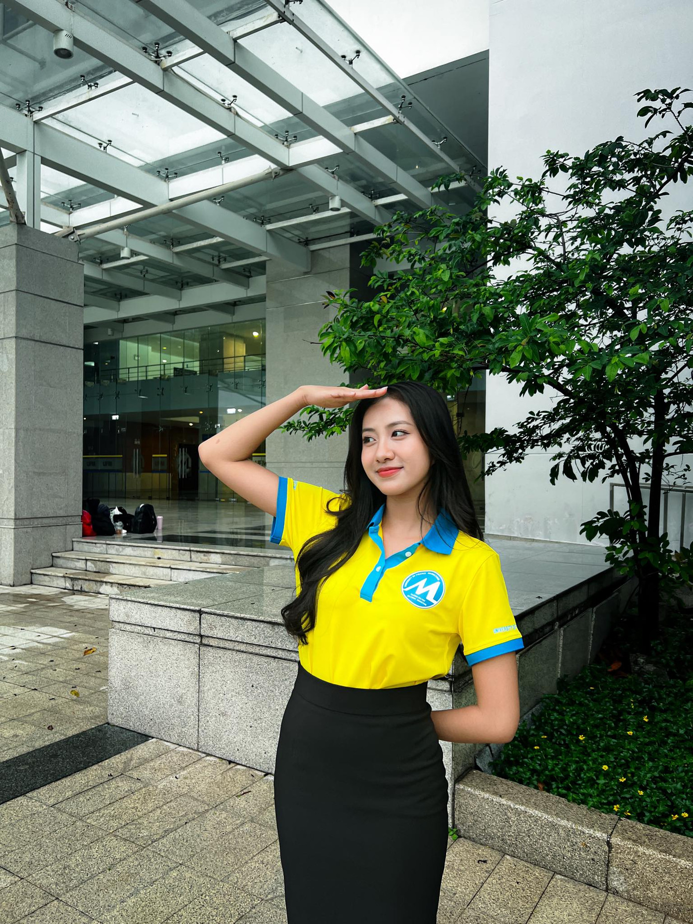 Trúc Linh cho biết việc tham gia cuộc thi hoa khôi cấp trường là bước đệm giúp cô định vị bản thân, từ đó có sự tự tin để tiếp tục tham gia cuộc thi sắc đẹp tầm cỡ quốc gia.