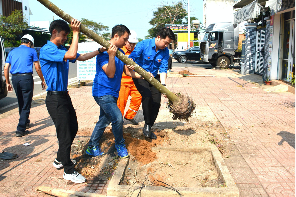 Đoàn viên thanh niên ngành điện phía Nam tham gia trồng cây hưởng ứng sự kiện Ngày trái đất 2025 Đoàn viên thanh niên ngành điện phía Nam tham gia trồng cây hưởng ứng sự kiện Ngày trái đất 2025