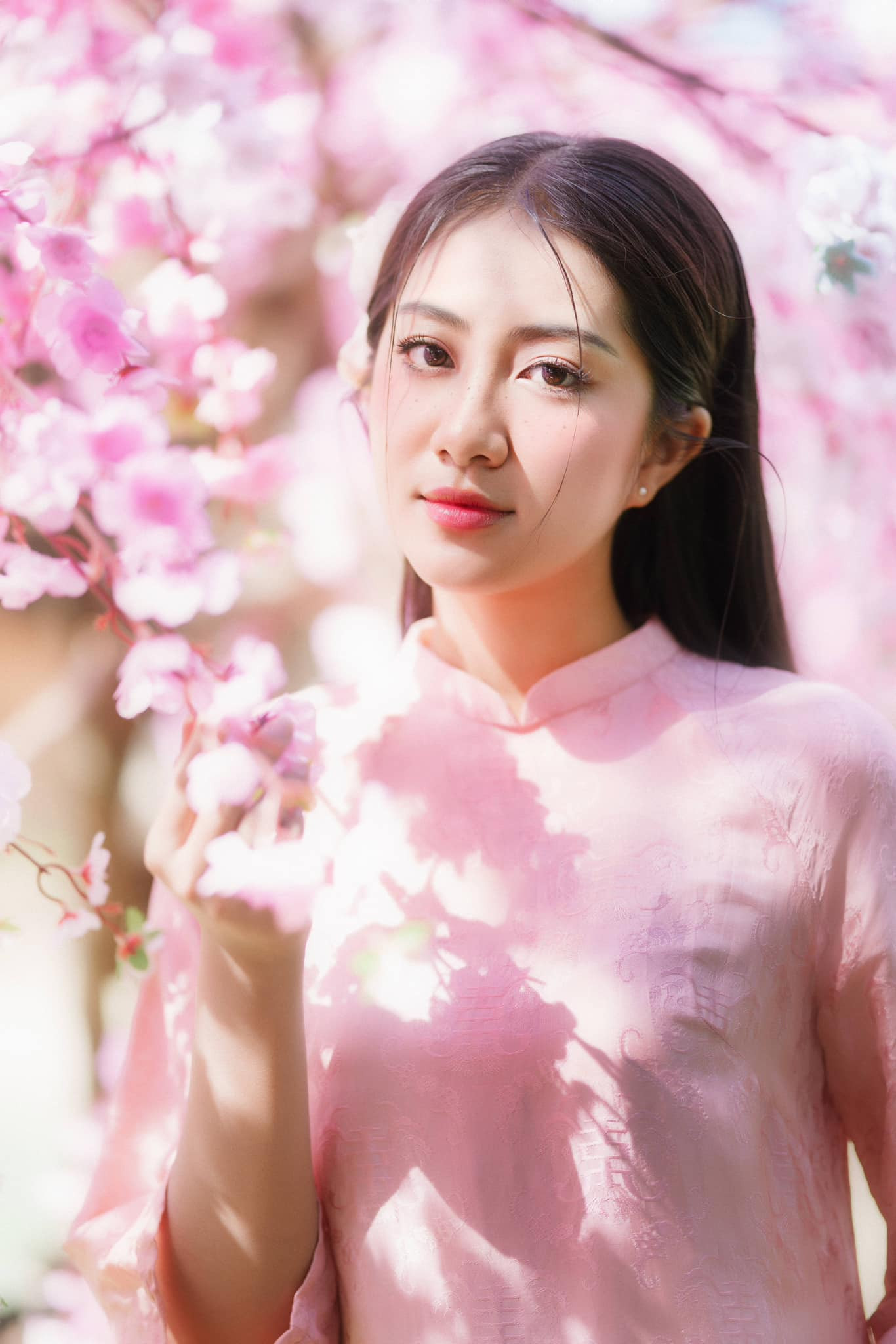 Hoa khôi Đại học Tài chính - Marketing bày tỏ quyết tâm trong hành trình chinh phục vương miện Hoa hậu Việt Nam 2024.