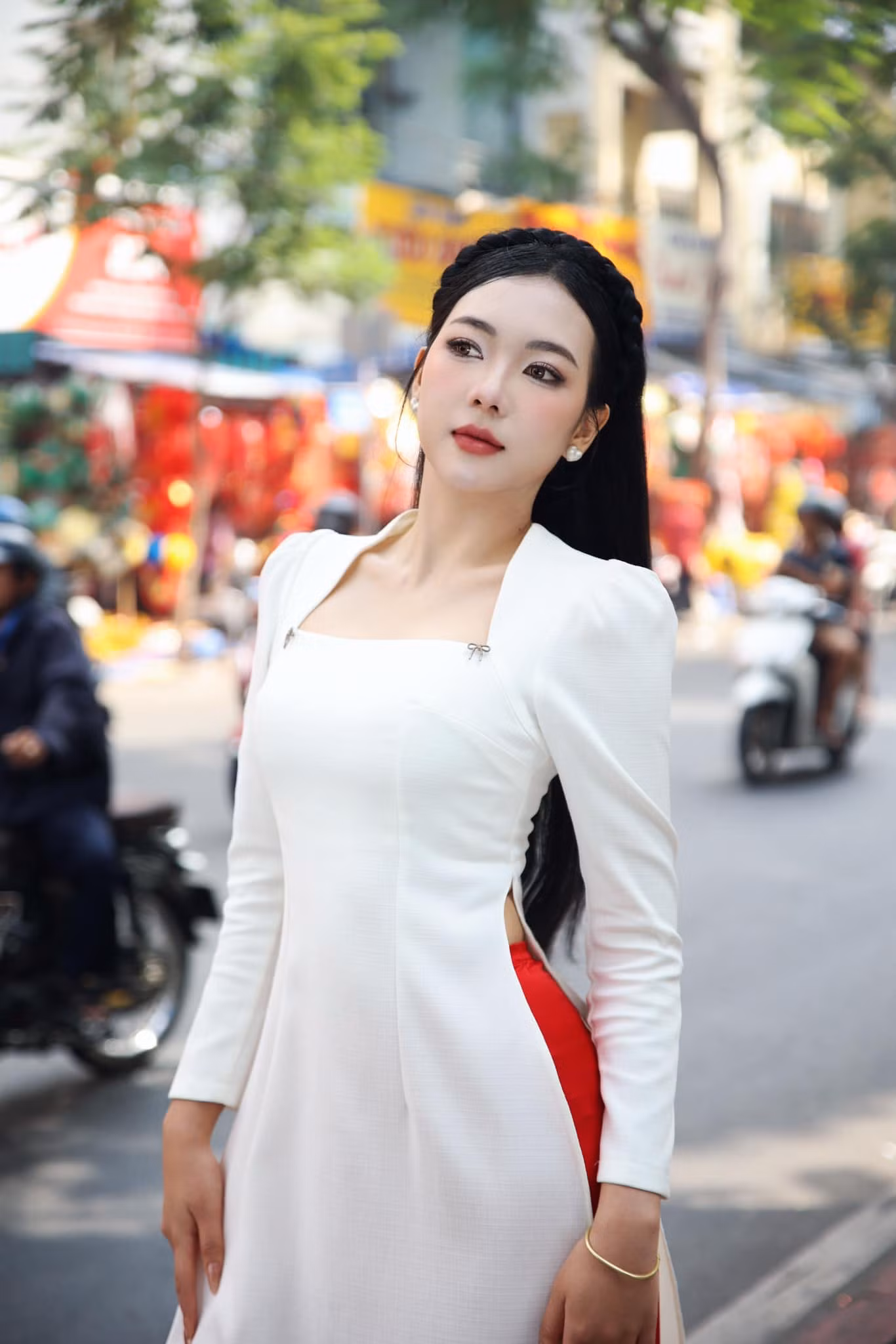 Tham gia Hoa hậu Việt Nam là ước mơ từ nhỏ của Ngọc Ánh và cô đã chuẩn bị cho cuộc thi từ rất lâu. “Hoa hậu Việt Nam là cuộc thi danh giá, đề cao giá trị của người phụ nữ Việt Nam”, cô nói.