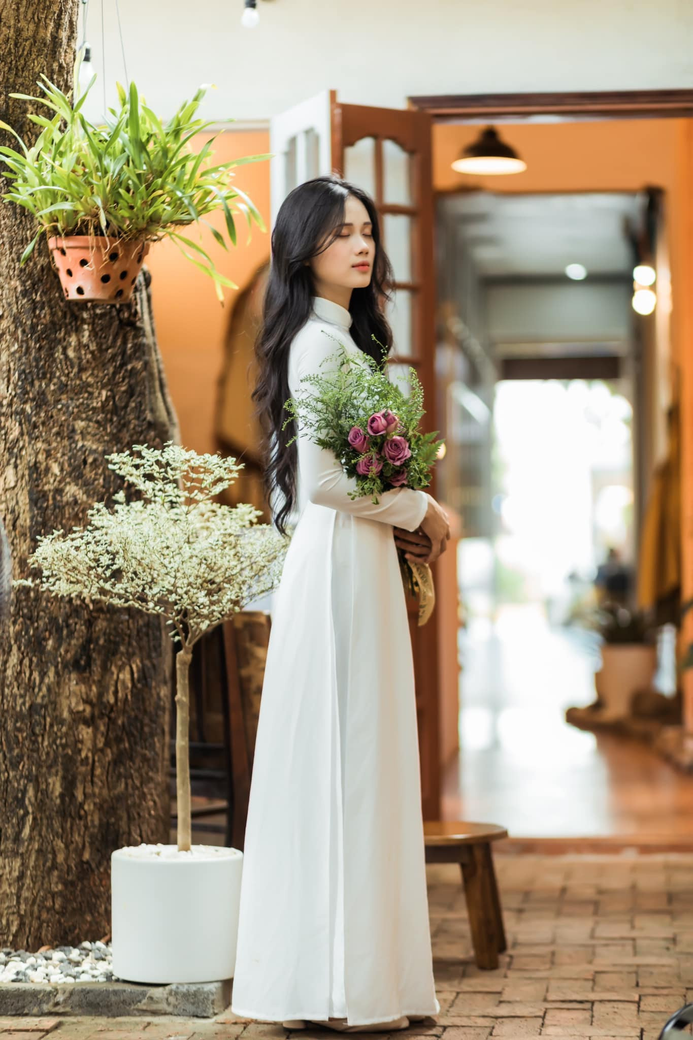 Nữ sinh Quảng Trị đặt mục tiêu lọt vào top 5 chung cuộc tại Hoa hậu Việt Nam 2024.