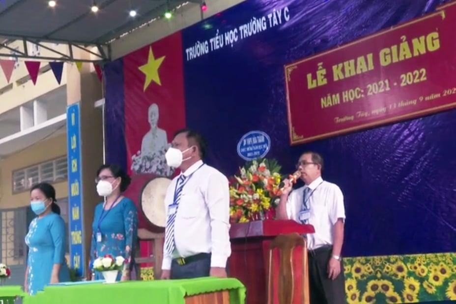 Lễ khai giảng trực tuyến tại Tây Ninh sáng nay 13/9