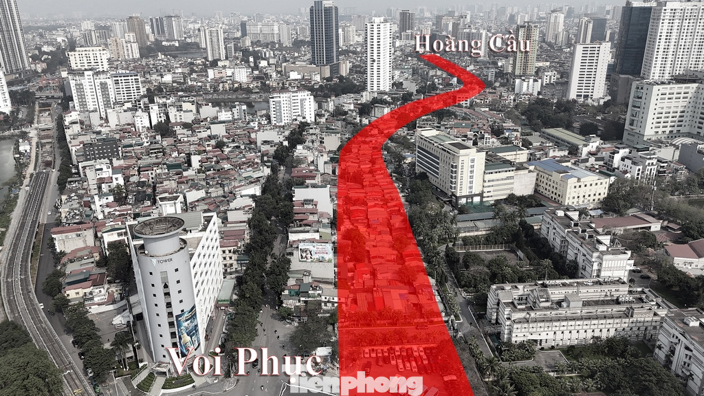 Vừa qua, UBND thành phố Hà Nội vừa ban hành quyết định điều chỉnh dự án đầu tư xây dựng đường Vành đai 1 đoạn Hoàng Cầu - Voi Phục.