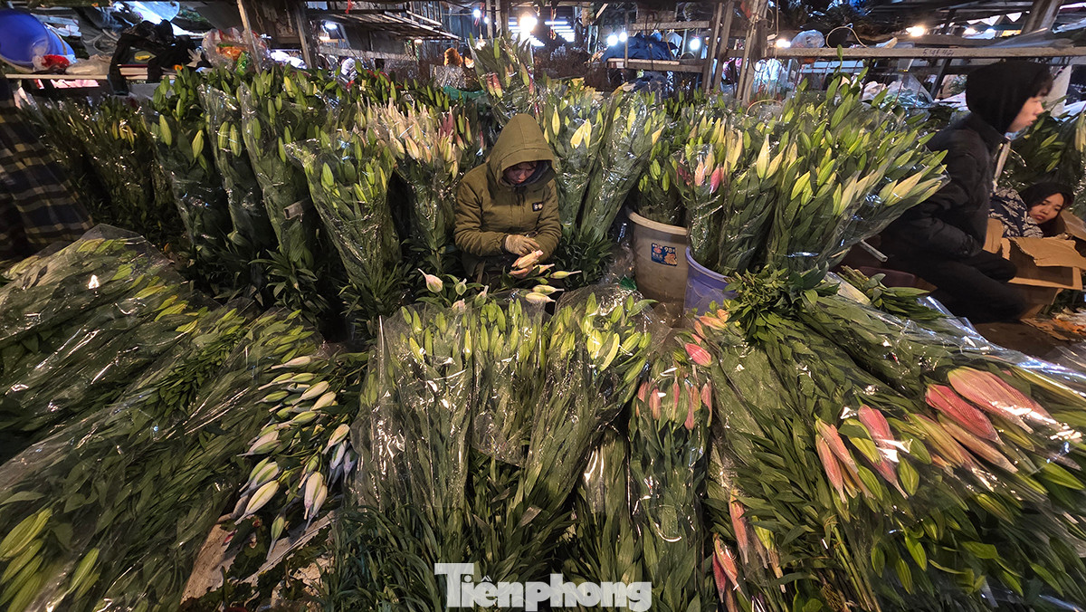 Hoa ly đêm 29 Tết cũng được bán với giá khoảng 200.000 - 250.000 cho một bó 10 cành. Hoa ly đêm 29 Tết cũng được bán với giá khoảng 200.000 - 250.000 cho một bó 10 cành.