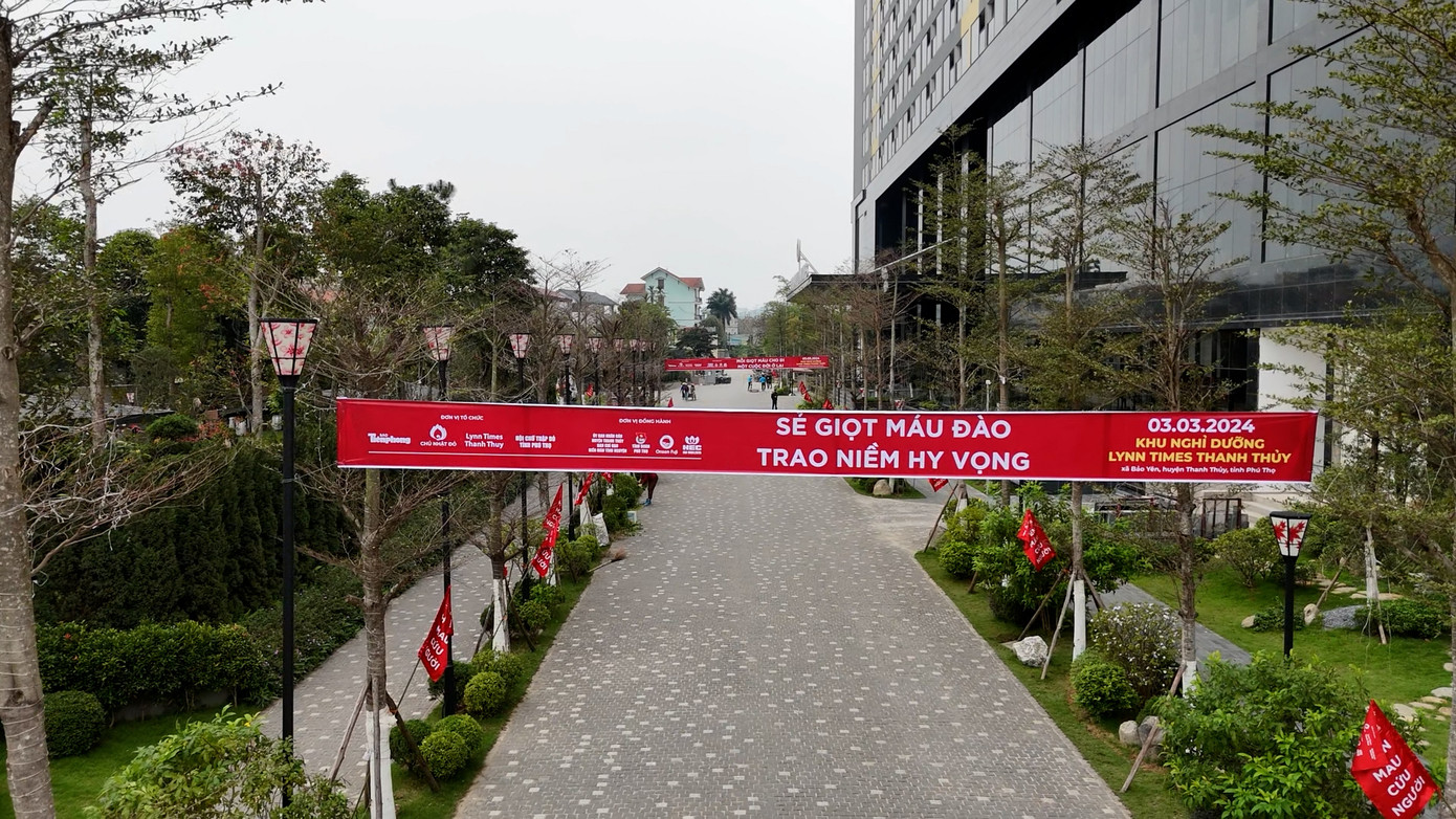 Sáng 3/3, ngày hội hưởng ứng Chủ Nhật Đỏ với chủ đề: "Giọt hồng cội Việt", sẽ diễn ra tại Tổ hợp nghỉ dưỡng khoáng nóng 5 sao Lynn Times Thanh Thủy.