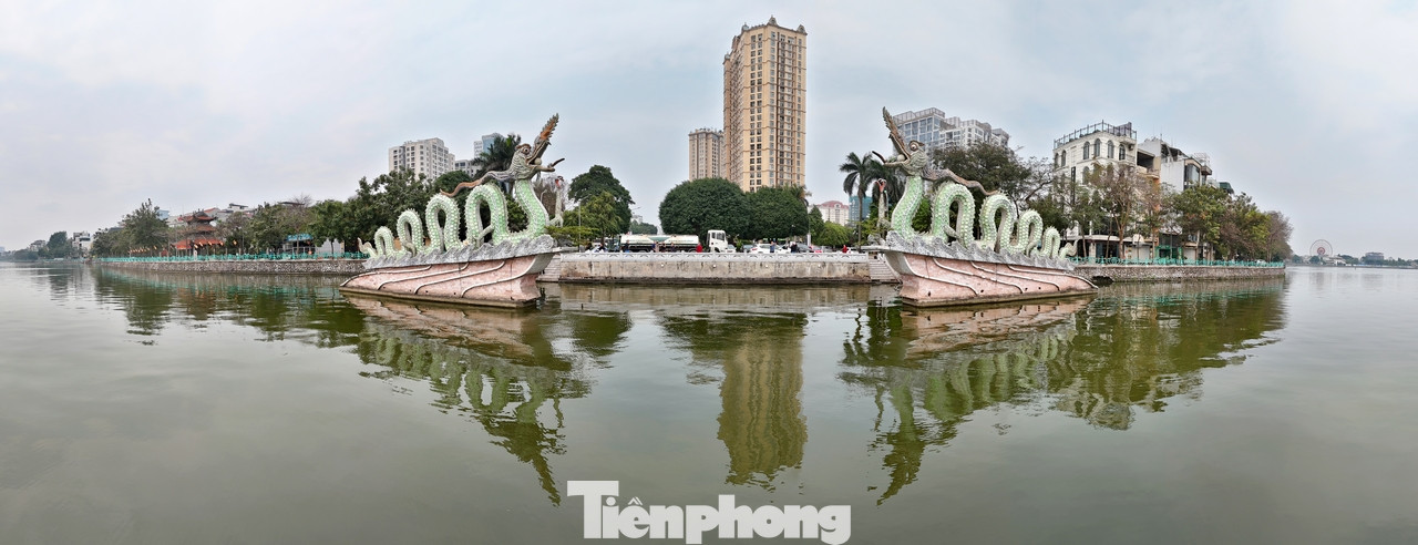 Với lợi thế vị trí đặc trưng, Hồ Tây gần như bao trọn không gian văn hóa lịch sử gắn liền với nhiều truyền thuyết, các công trình nghệ thuật, kiến trúc, gắn với lịch sử nghìn năm thủ đô Hà Nội. Vì lẽ đó, Hồ Tây chính là vùng đất lý tưởng để đặt dấu ấn của đôi rồng thiêng thời Lý.