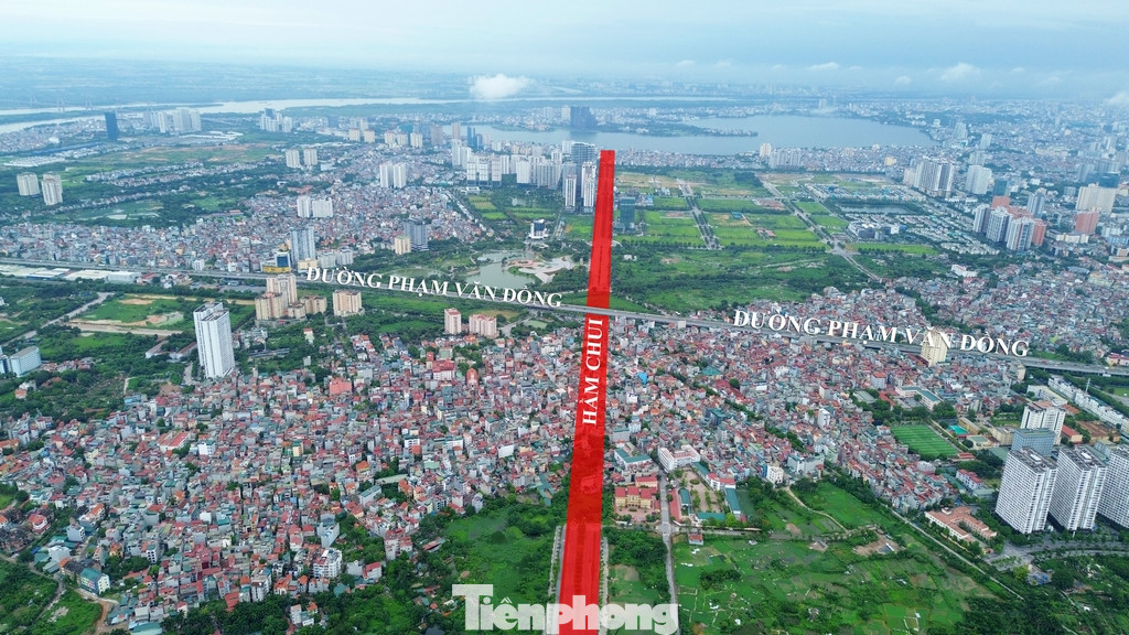 Trong đó, nổi bật là dự án xây dựng hầm chui tại nút giao đường trục Tây Thăng Long - Vành đai 3 (đoạn Phạm Văn Đồng).