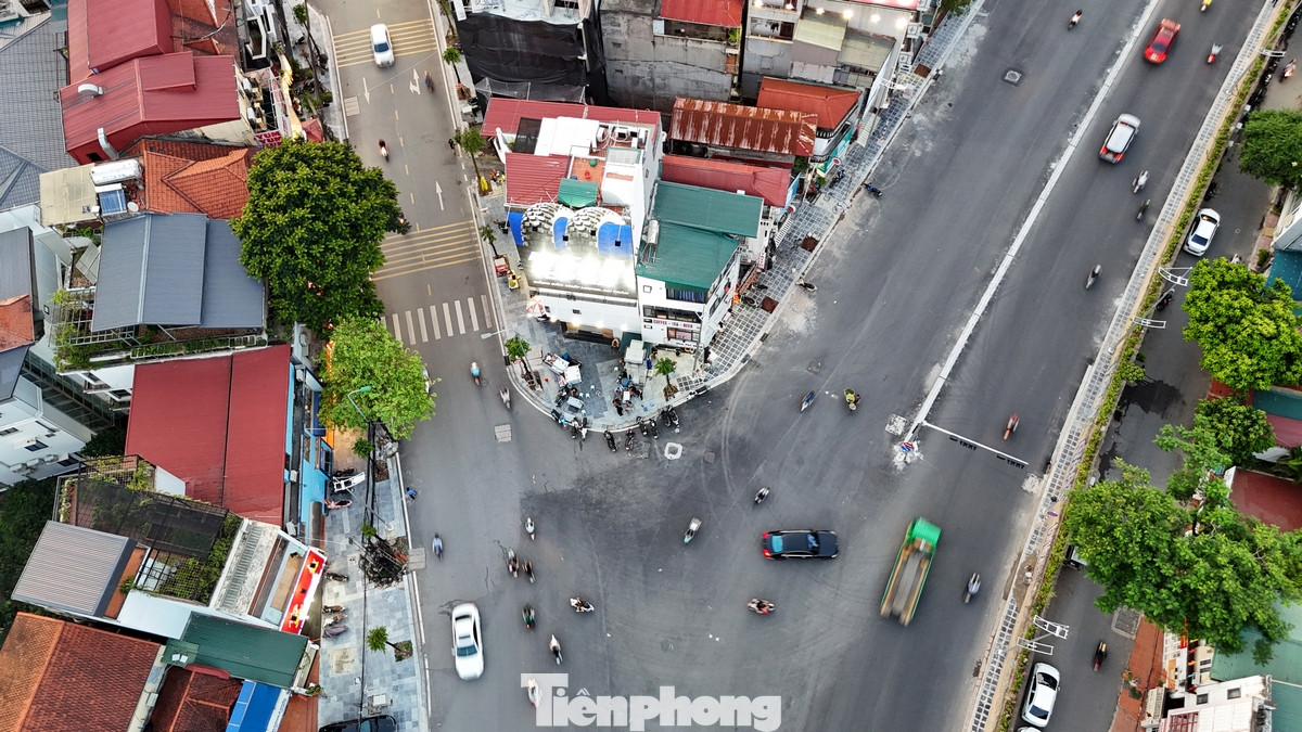 Điểm giao nhau của dự án mở rộng đường Xuân Diệu với đường Nghi Tàm - Âu Cơ.