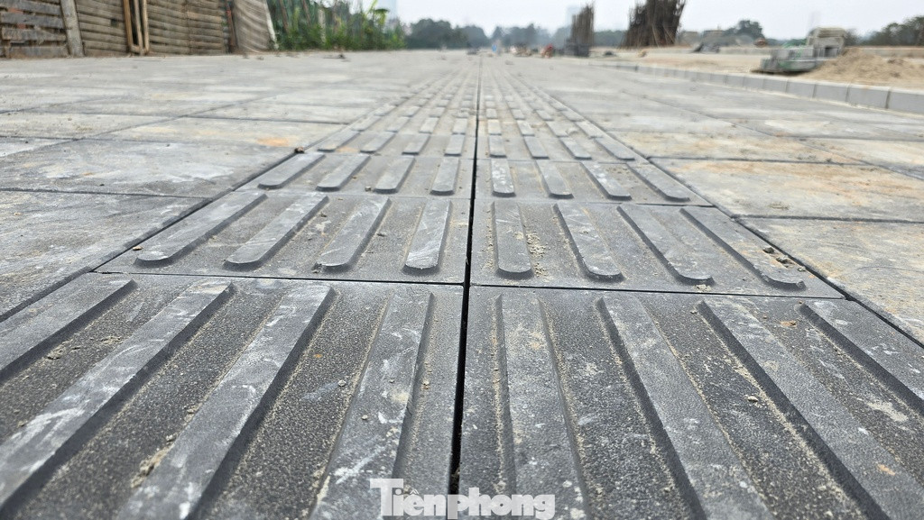 Hiện tại, sau hơn 1 năm thi công, đoạn tuyến từ điểm giao cắt Đại lộ Thăng Long đến phố Đại Linh (phường Mễ Trì) có tiến độ thi công tốt nhất, hiện đã thảm nhựa mặt đường lớp một. Một số hạng mục như lát đá vỉa hè, đổ đất giải phân cách trồng cây xanh đang gấp rút triển khai.