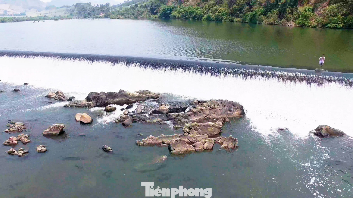 Con đập có hơn 2.500 các hạng mục lớn nhỏ và đang là công trình thủy lợi lớn nhất Phú Yên hiện nay. Đập dài 688 m, có hai kênh dẫn nước là kênh Chính Bắc và Chính Nam phục vụ cho tưới tiêu nông nghiệp tại khu vực Tuy Hòa.