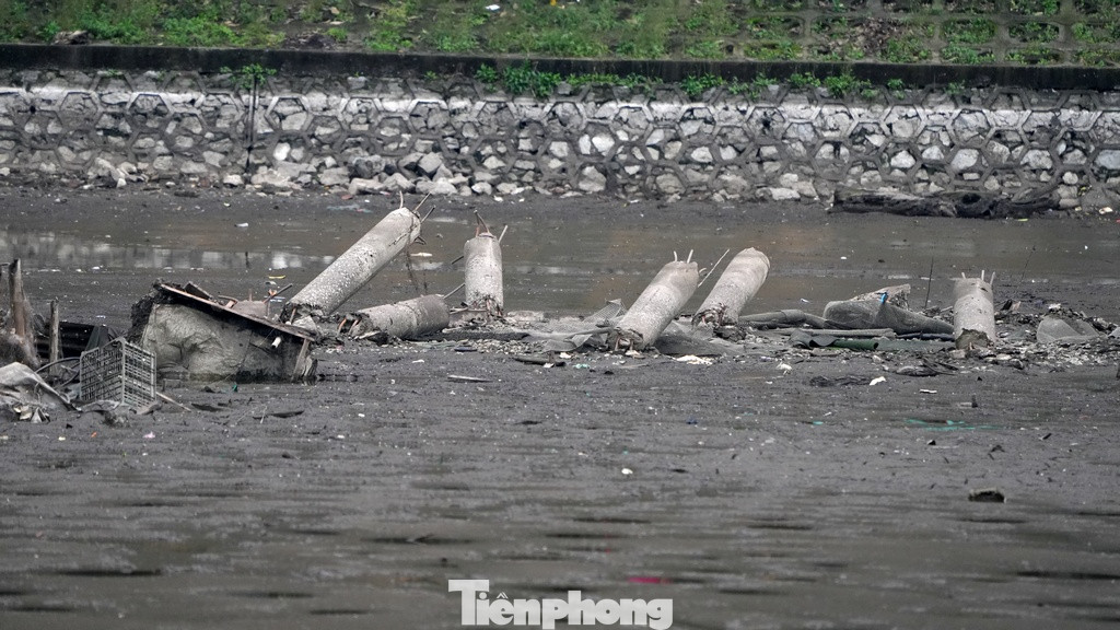 Mấy ngày gần đây, lượng cá ở ao Thủy Sứ chết nhiều khiến tình trạng ô nhiễm càng trở nên nghiêm trọng.