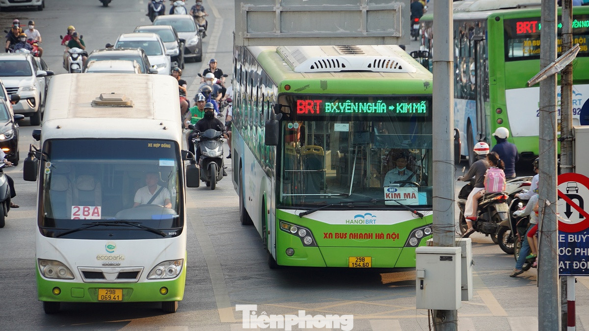Tuyến BRT Kim Mã - Yên Nghĩa được nhiều người đánh giá không hiệu quả.