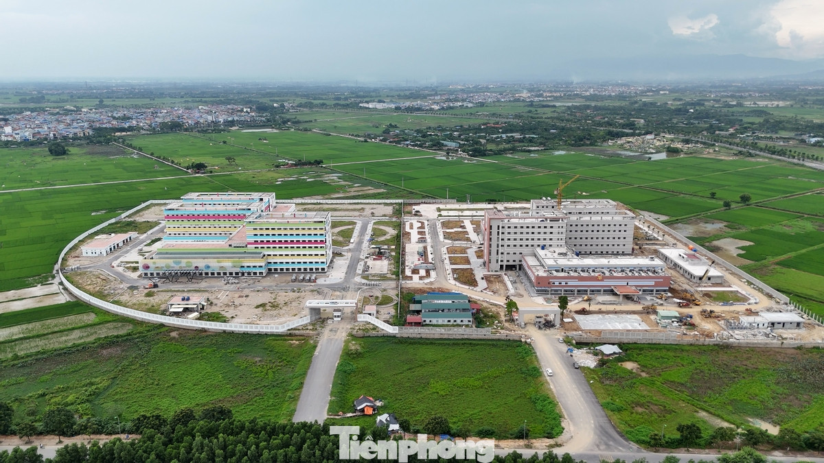 Dự án Bệnh viện Phụ sản Trung ương cơ sở 2 nằm cạnh công trình Bệnh viện Nhi Trung ương cơ sở 2.