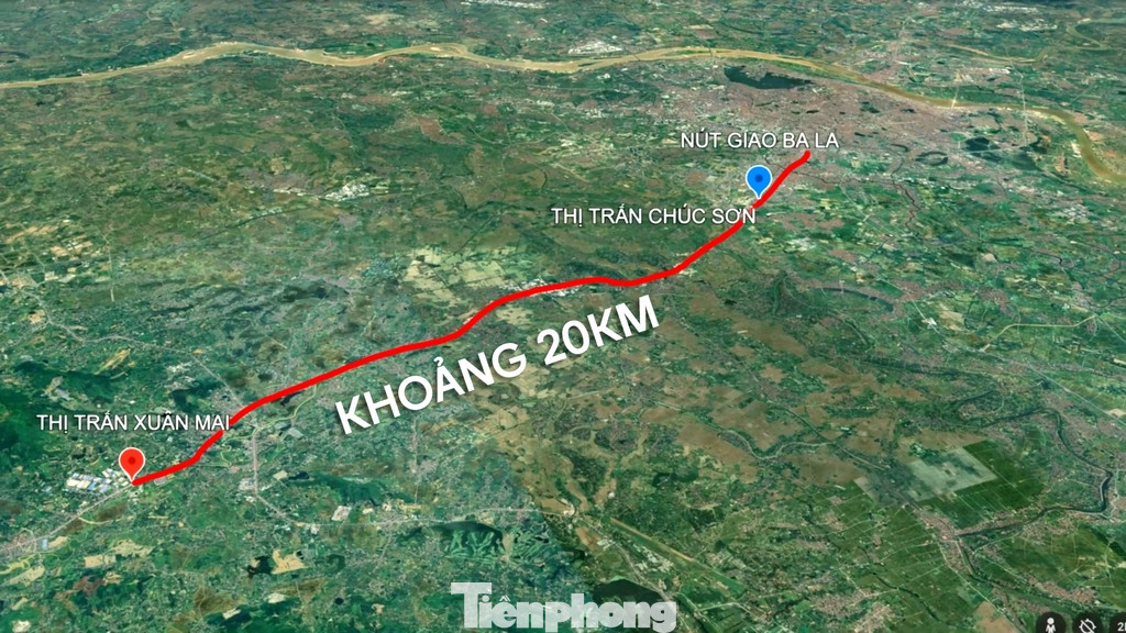 Dự án cải tạo, nâng cấp QL6 có chiều dài 21,7 km, bắt đầu từ nút giao Ba La (quận Hà Đông) đến thị trấn Xuân Mai (huyện Chương Mỹ), tiếp giáp với huyện Lương Sơn (tỉnh Hòa Bình). Dự án cải tạo, nâng cấp QL6 có chiều dài 21,7 km, bắt đầu từ nút giao Ba La (quận Hà Đông) đến thị trấn Xuân Mai (huyện Chương Mỹ), tiếp giáp với huyện Lương Sơn (tỉnh Hòa Bình).