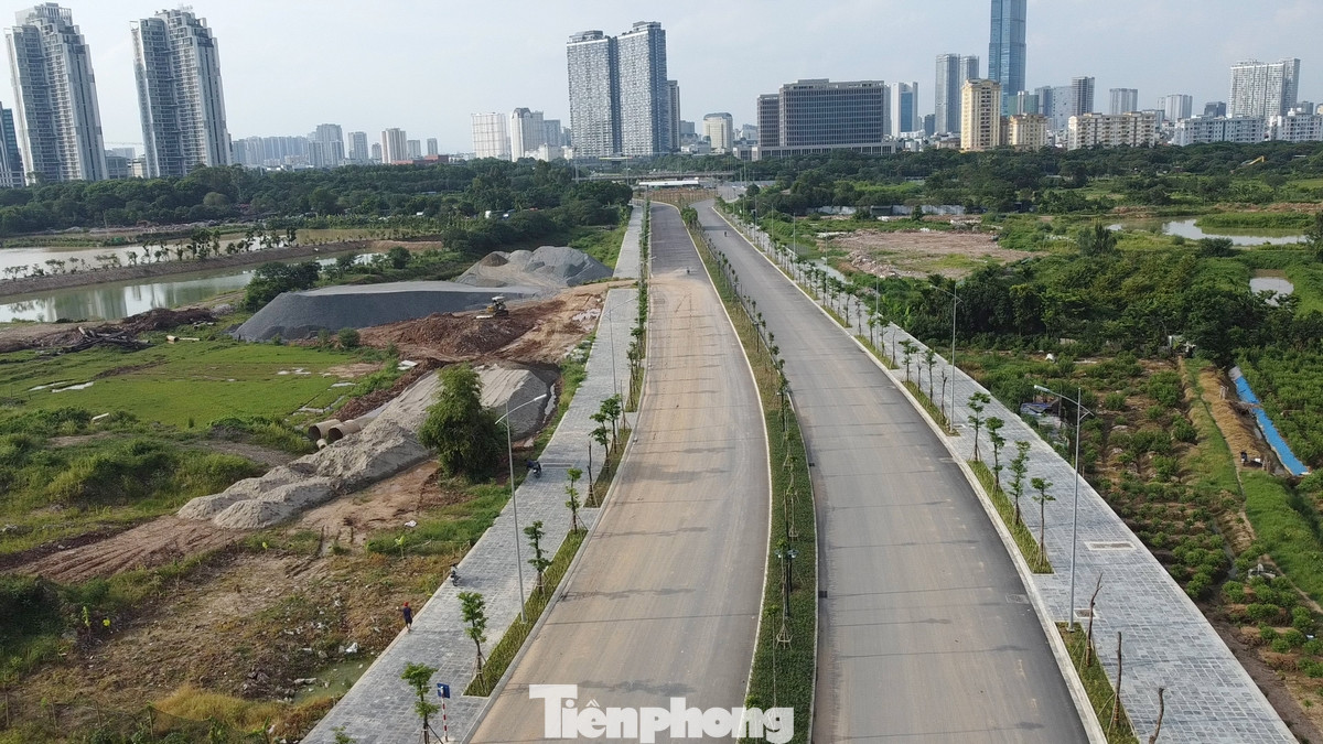 Đường Lê Quang Đạo kéo dài có tổng chiều dài hơn 2,6 km, vận tốc thiết kế 60 km/h.