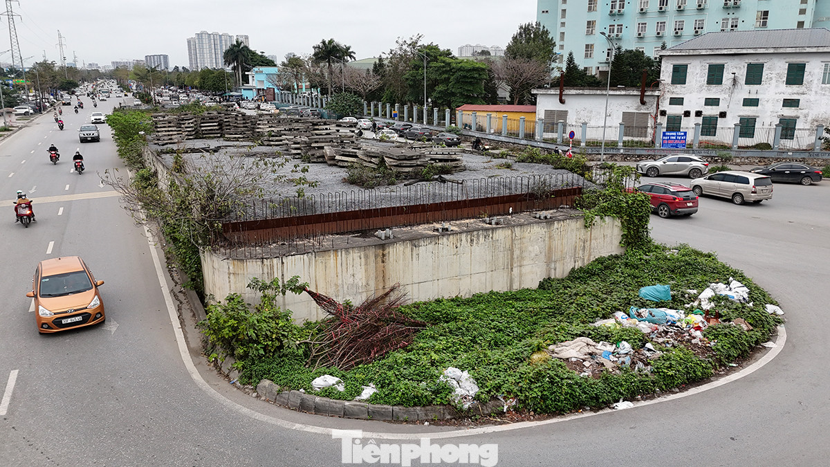 Nhiều năm qua, nhà đầu tư chưa thể thi công.
