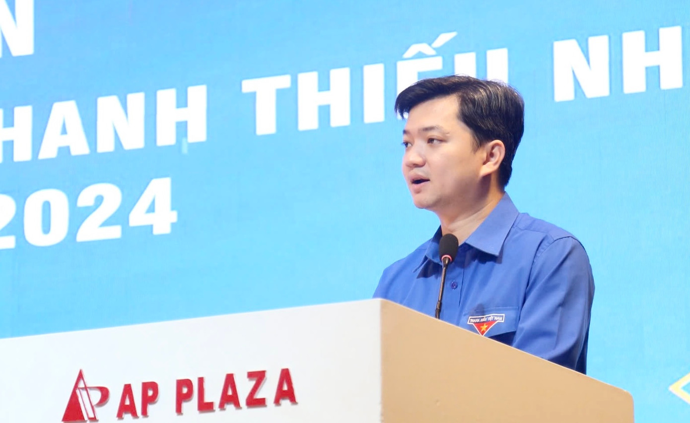 Anh Nguyễn Minh Triết - Bí thư T.Ư Đoàn, Chủ tịch T.Ư Hội SVVN phát biểu kết luận tại hội nghị. Anh Nguyễn Minh Triết - Bí thư T.Ư Đoàn, Chủ tịch T.Ư Hội SVVN phát biểu kết luận tại hội nghị.
