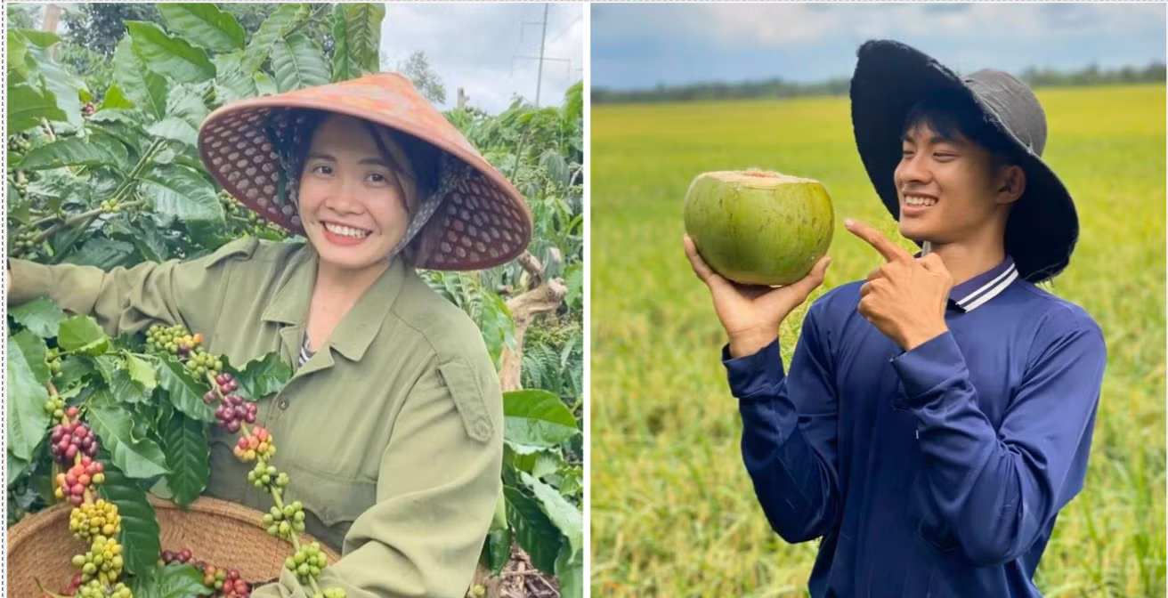 Lê Tuấn Khang, Hana Ban Mê... là những nhà sáng tạo nội dung số kể chuyện đồng quê thu hút cộng đồng mạng thời gian qua. Lê Tuấn Khang, Hana Ban Mê... là những nhà sáng tạo nội dung số kể chuyện đồng quê thu hút cộng đồng mạng thời gian qua.