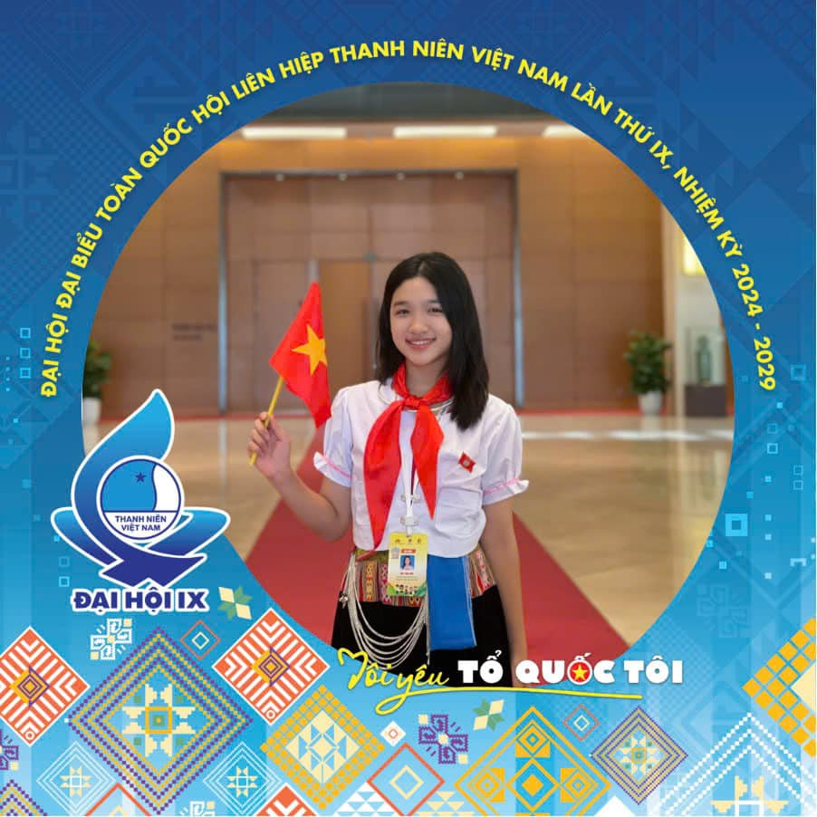 Thiếu nhi, đội viên cũng hưởng ứng không khí chào mừng Đại hội. Thiếu nhi, đội viên cũng hưởng ứng không khí chào mừng Đại hội.