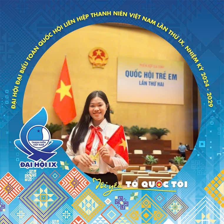 Thiếu nhi, đội viên cũng hưởng ứng không khí chào mừng Đại hội. Thiếu nhi, đội viên cũng hưởng ứng không khí chào mừng Đại hội.