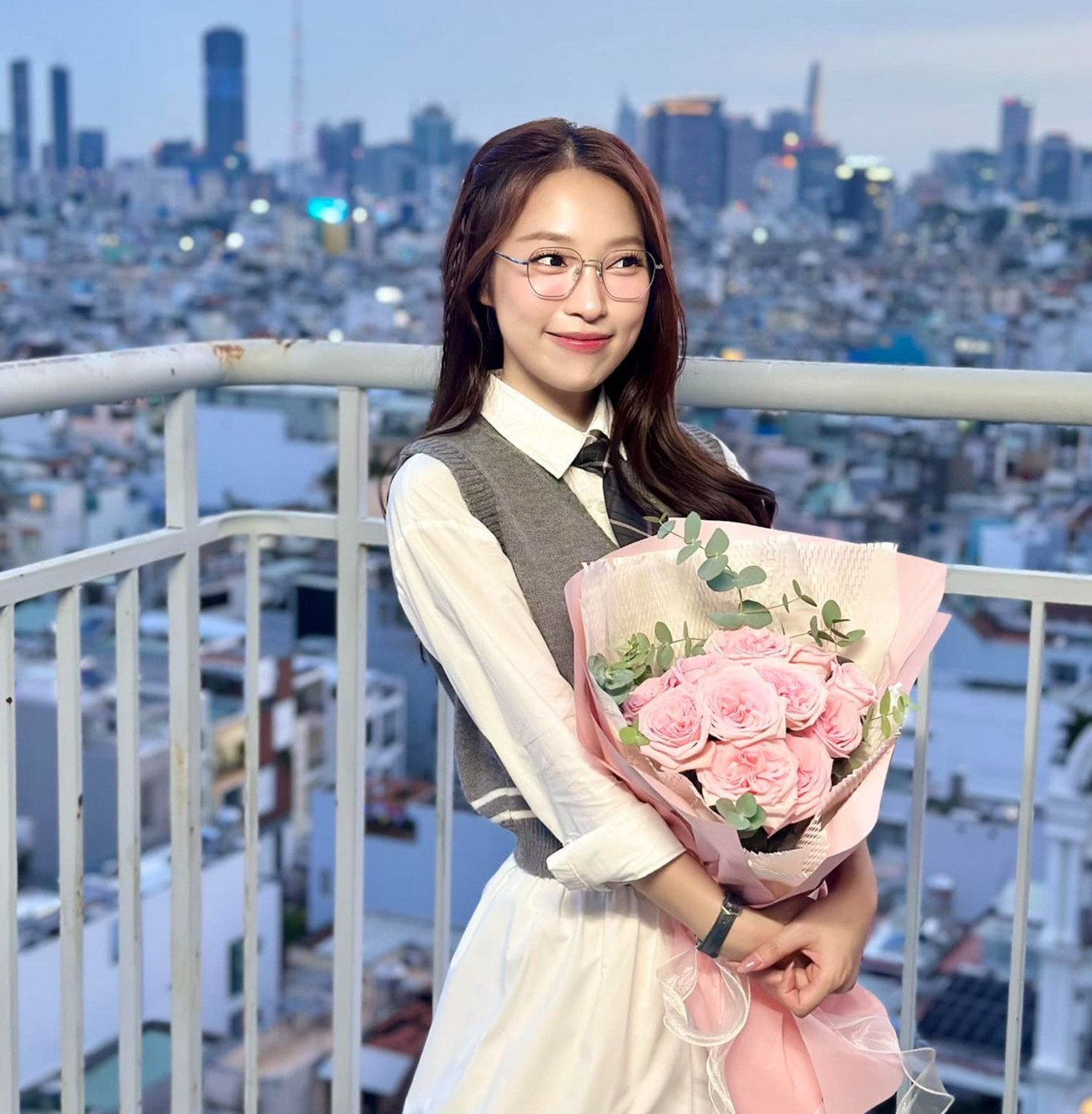 Nhan sắc khả ái của Khánh Vy.