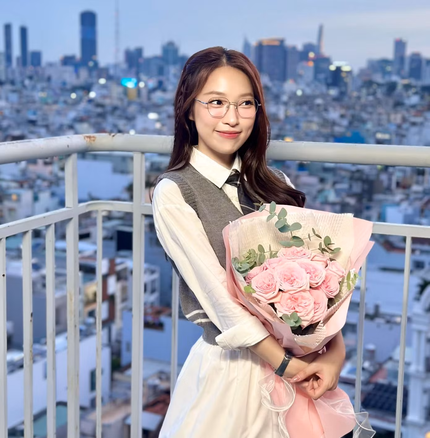 Nhan sắc khả ái của Khánh Vy.