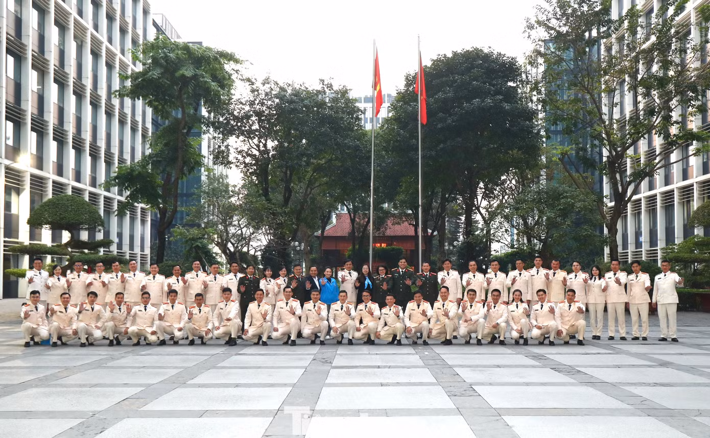 61 đại biểu thanh niên công an tham dự Đại hội.