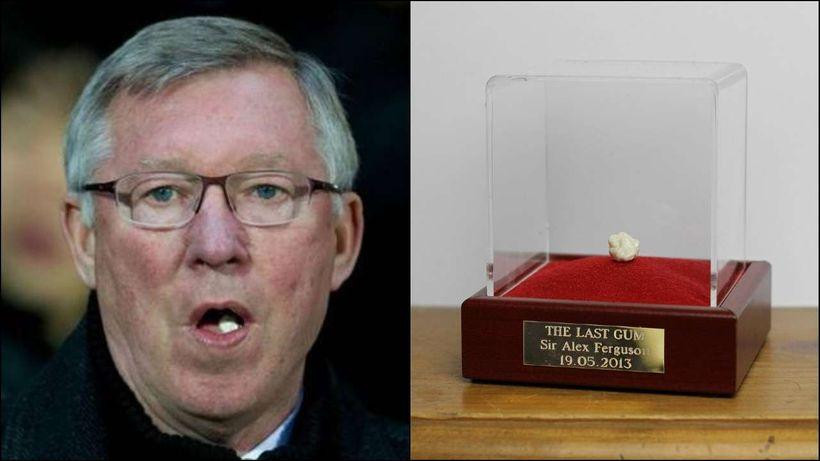 Bã kẹo cao su của Sir Alex Ferguson được đấu giá hơn nửa triệu USD